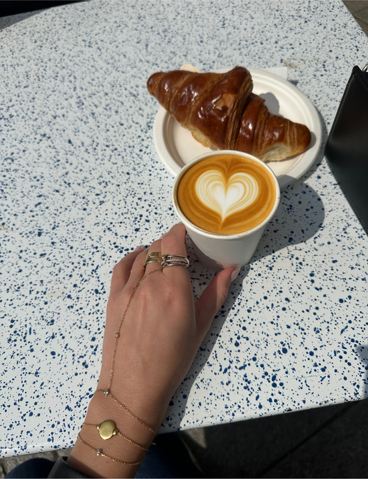 Retiazkový "handchain" náramok Atlas zlatý