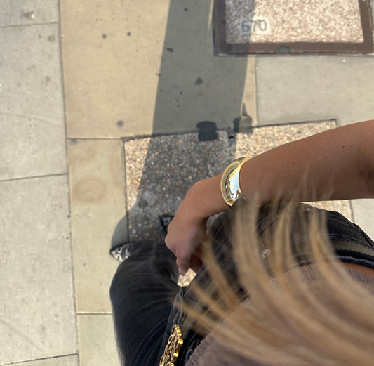 Zlatý Náramok Chunky Bangle